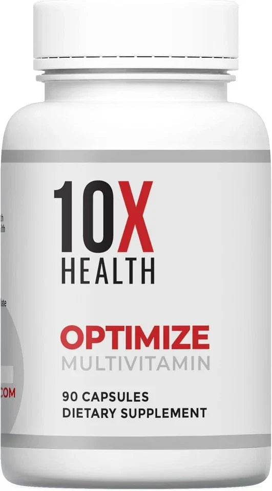 10X Health Optimize Methylated Multivitamin – 90 Capsules