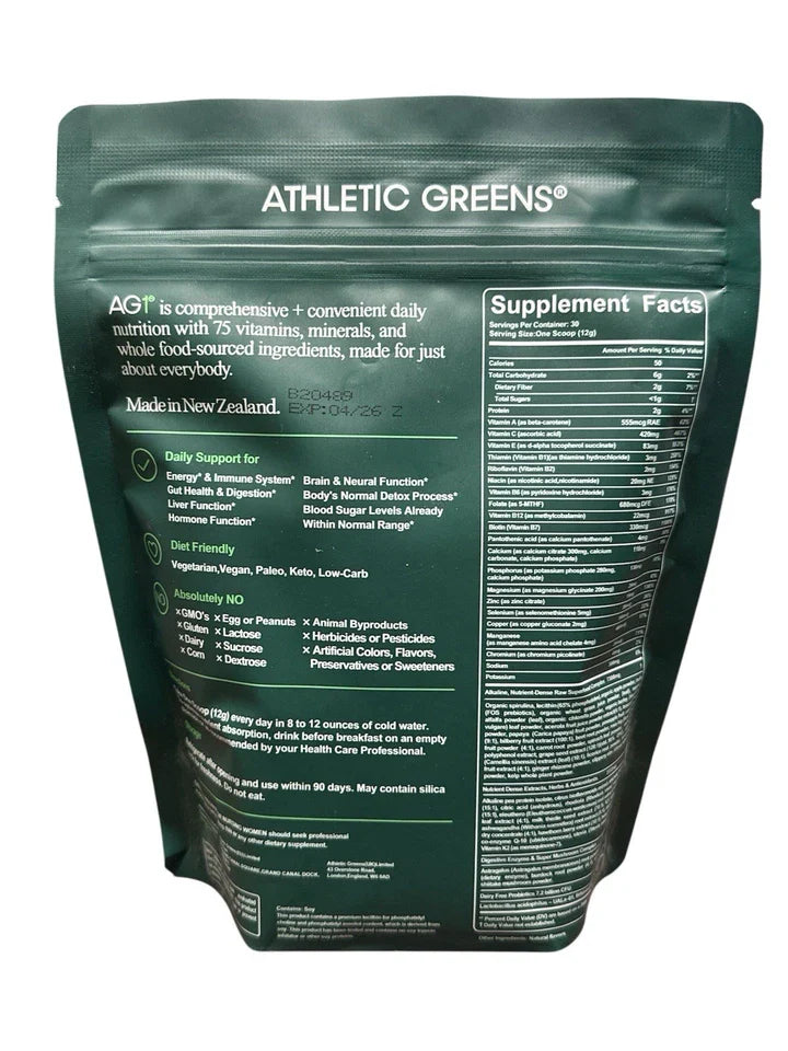 AG 1 Comprehensive Daily Nutrition 30 Servings