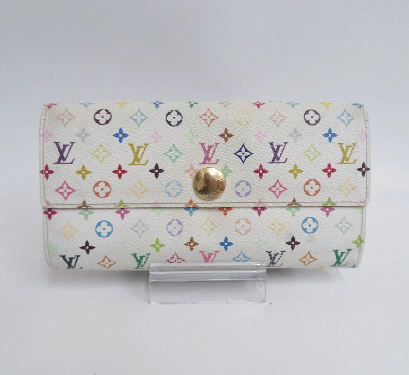 LOUIS VUITTON Monogram Multicolor Portefeuille Sarah Long Wallet