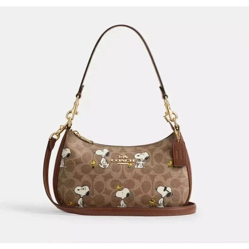 COACH Teri Shoulder Bag In Signature Canvas