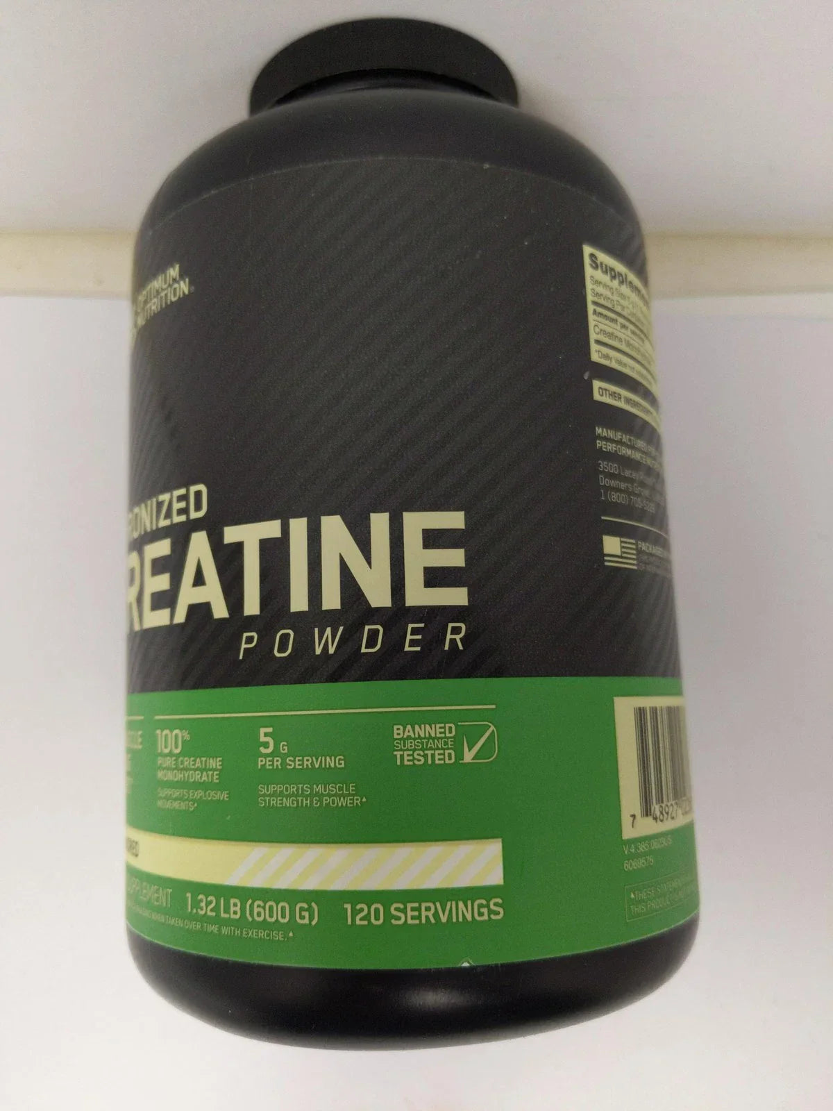 Optimum Nutrition, Micronized Creatine Powder, Unflavored, 10.6 oz (300 g)