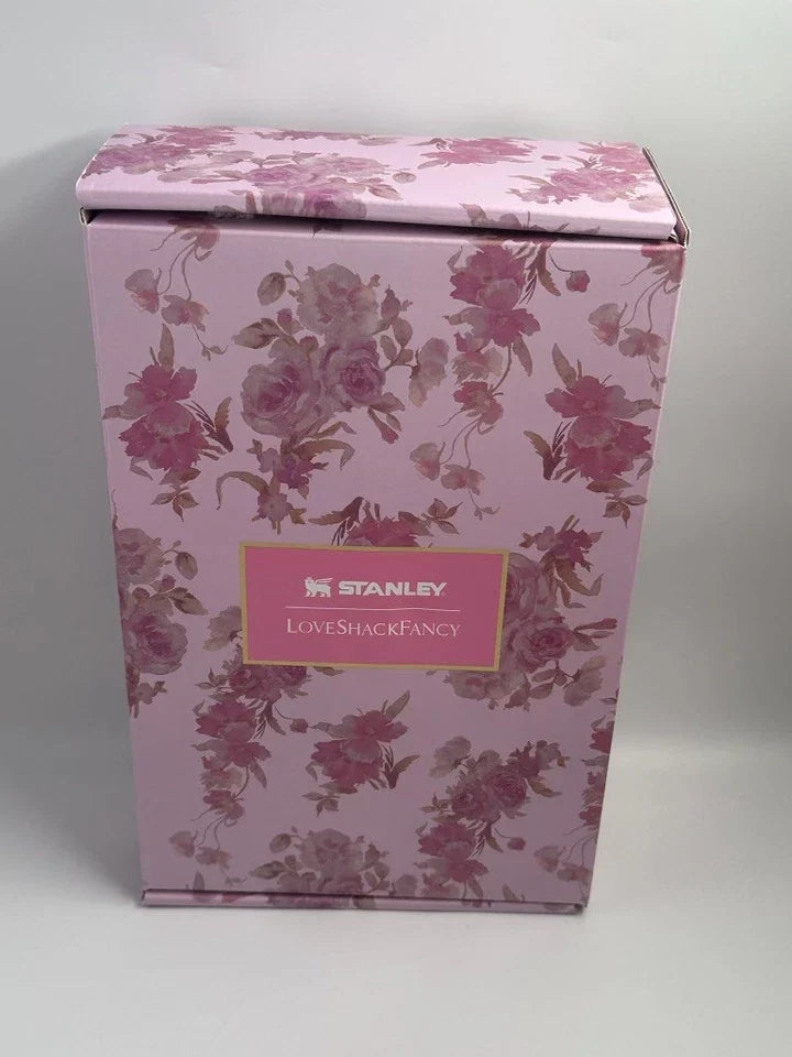 Stanley X Love Shack Fancy Tumbler 40 Oz Purple Floral Design BNIB